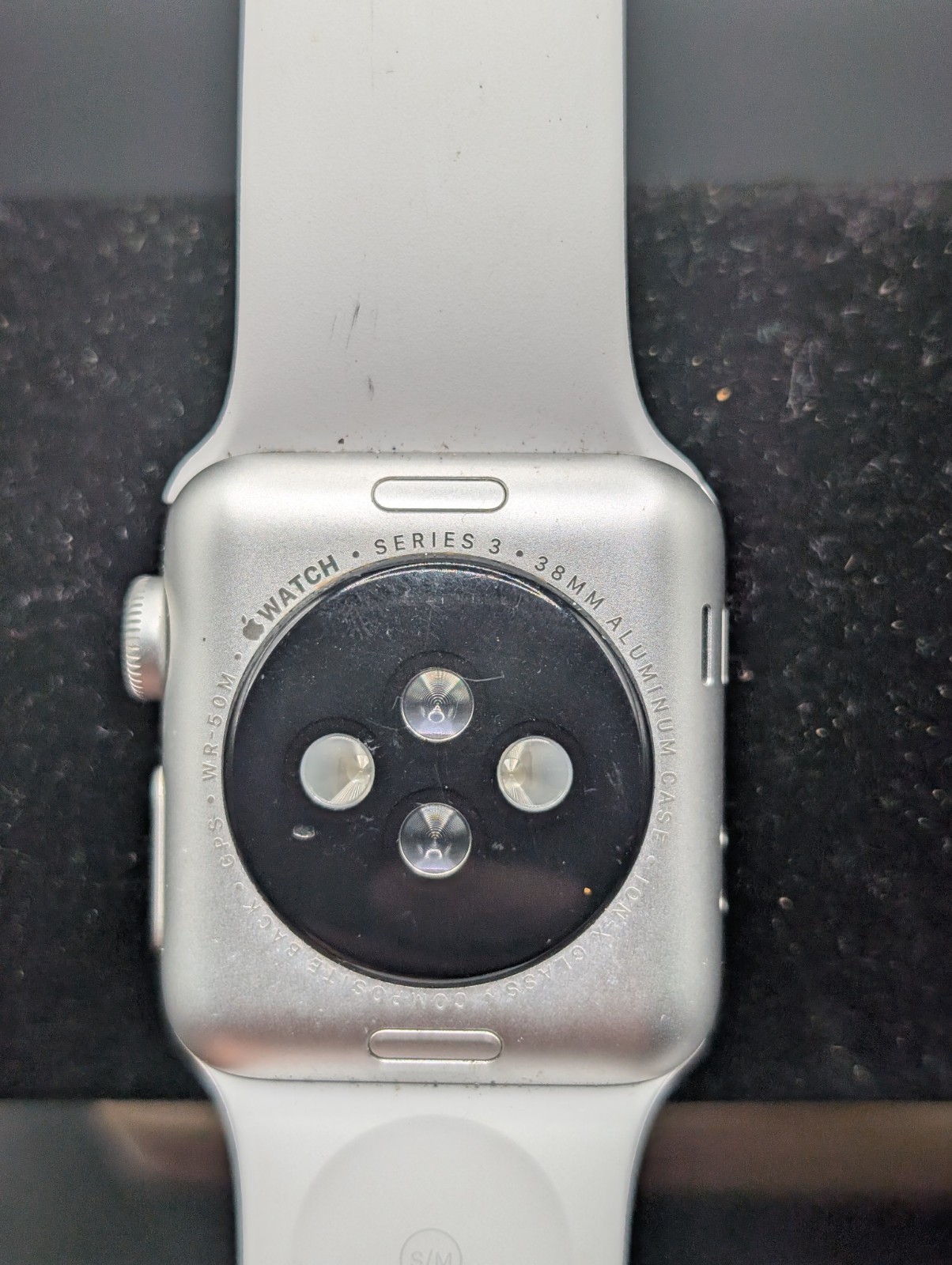 APPLE Watch Series 3 38mm Smart Watch Works Silver See Desc