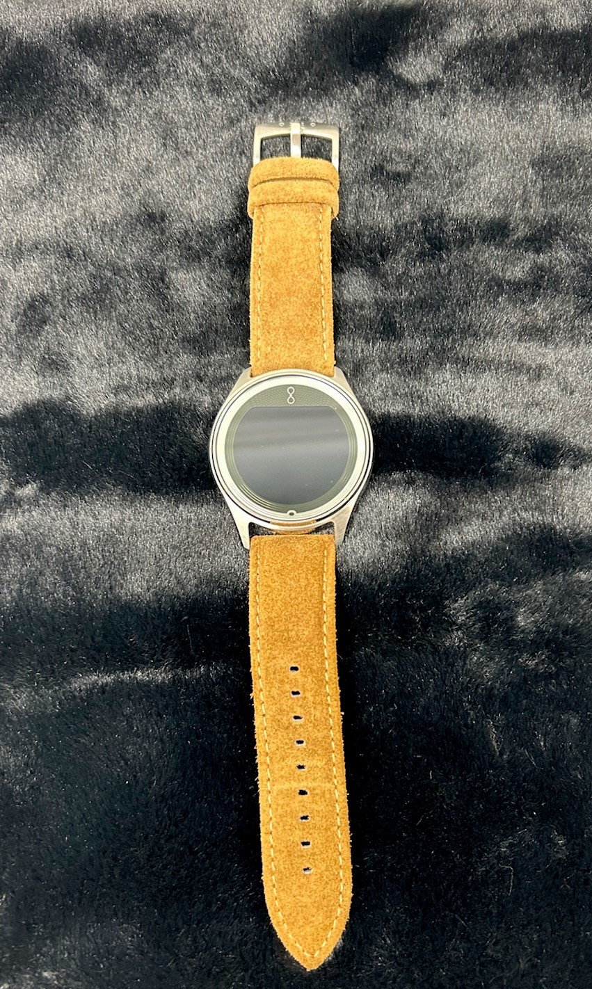 Olio Model One Smartwatch Steel Brown Leather Band H1B-SKU-11 *FOR PARTS