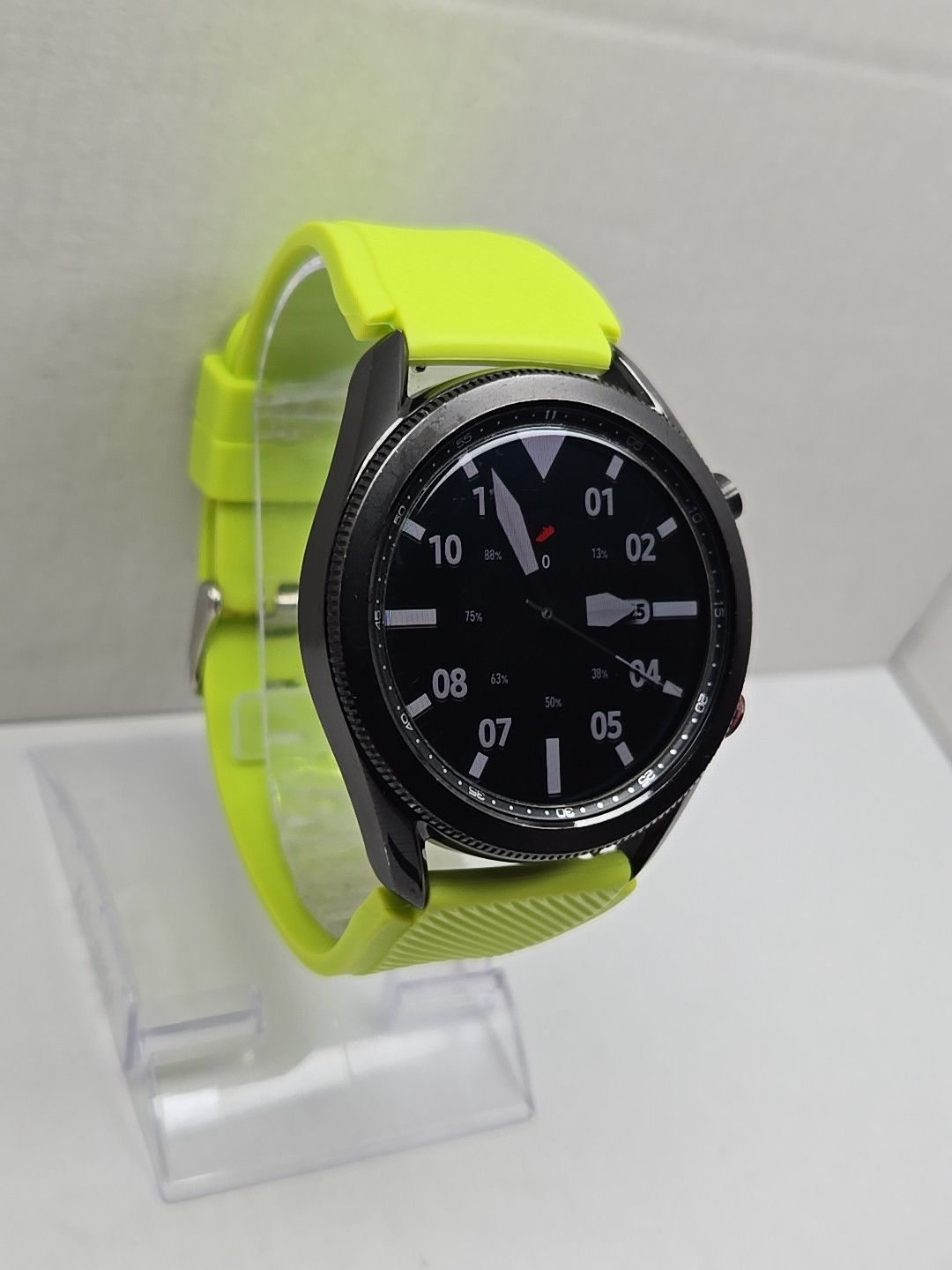 Samsung Galaxy Watch3 45mm LTE Mystic Black Smartwatch GPS Heart Rate Neon *READ