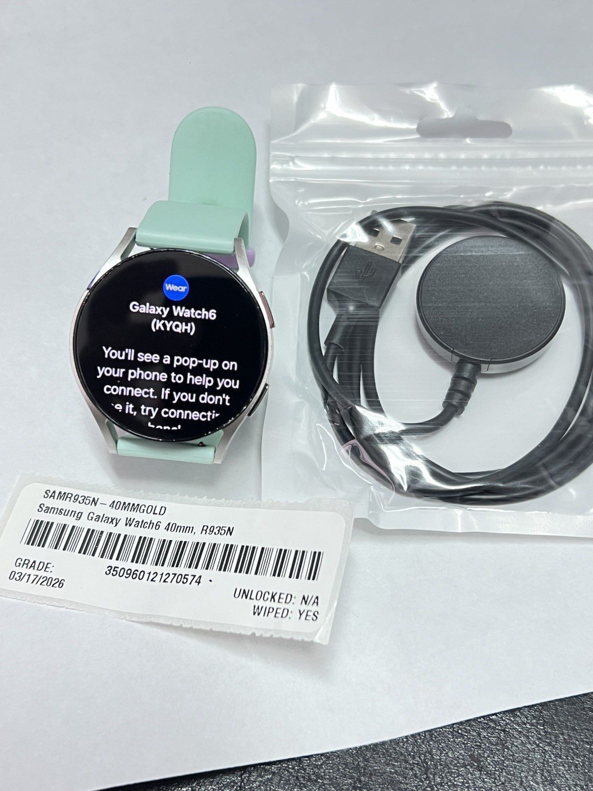 Samsung Galaxy Watch6 SM-R935 40mm Aluminum Case with Sport Band…
