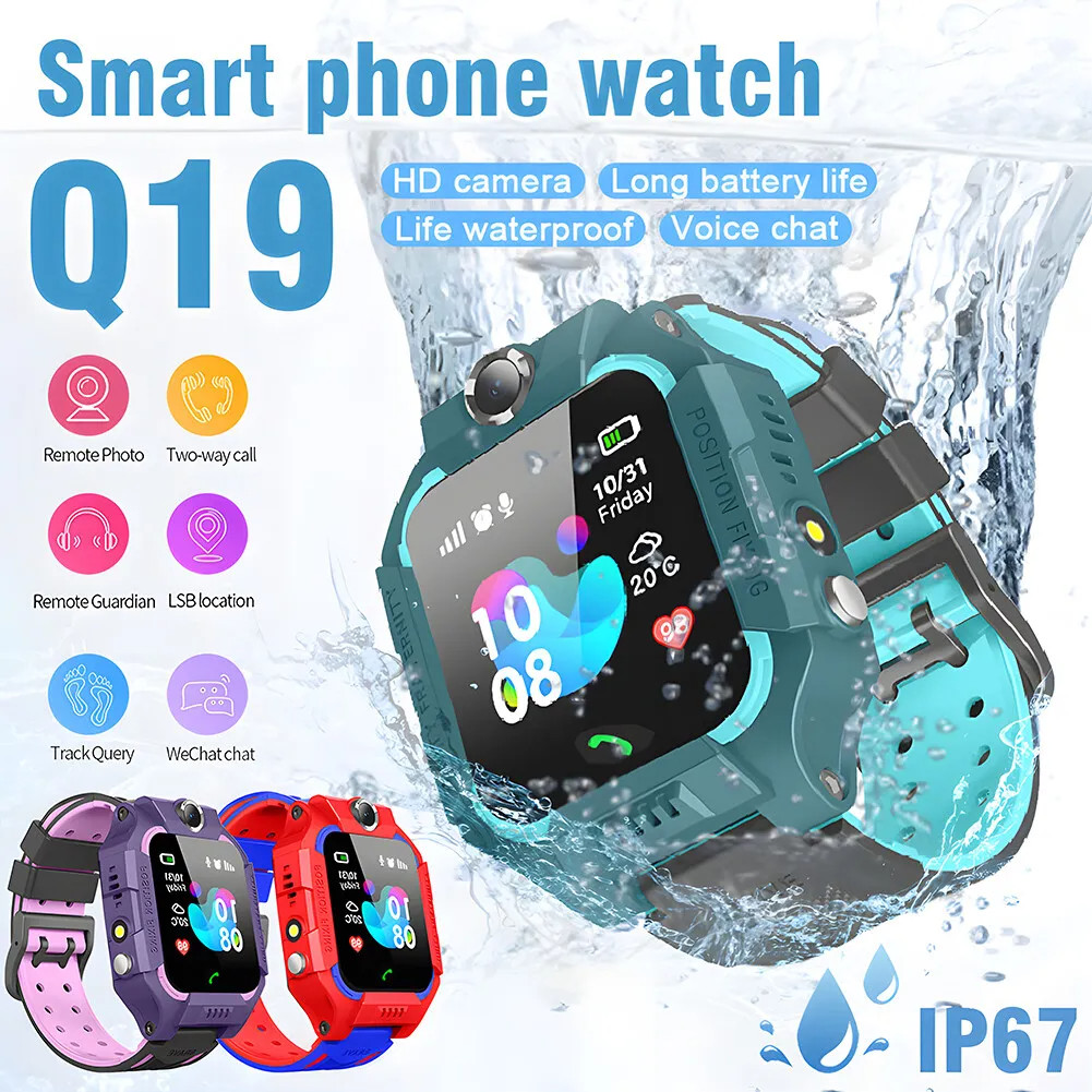 Kids Smart Watch Camera SIM Call Phone Game Birthday Gift Watches for Boys Girls