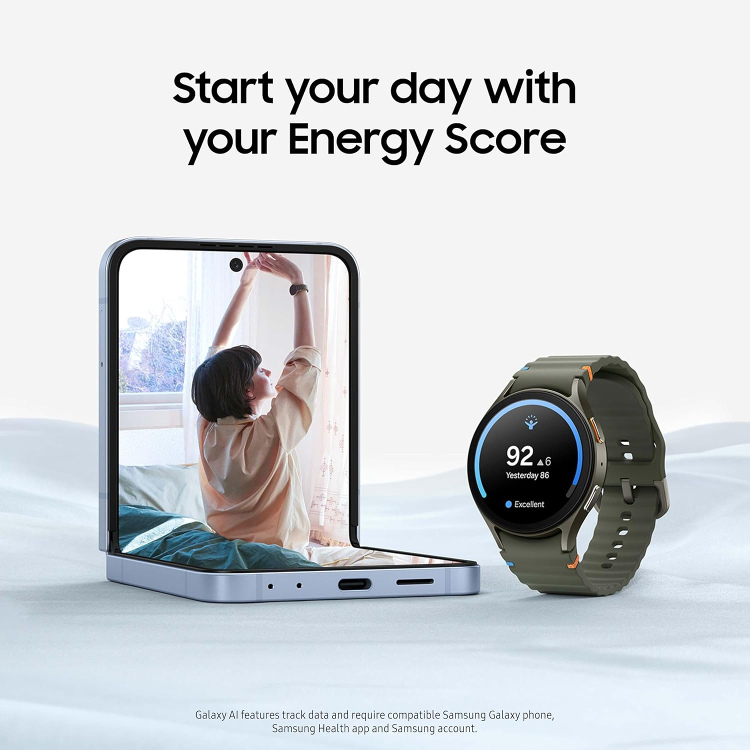 Galaxy Watch 7 40Mm Bluetooth AI Smartwatch W/Energy Score, Wellness Tips, Heart