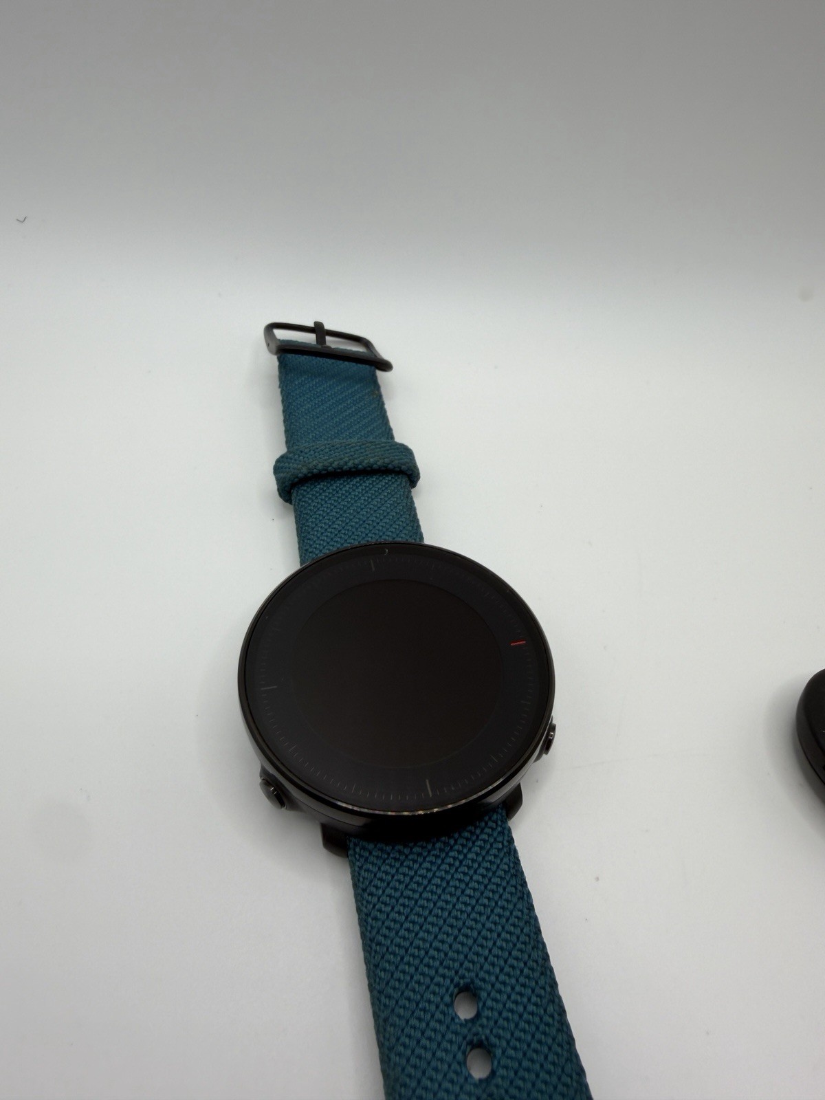 Polar Vantage 30. 45mm Heart Rate Smartwatch Black Case Blue Nylon Band