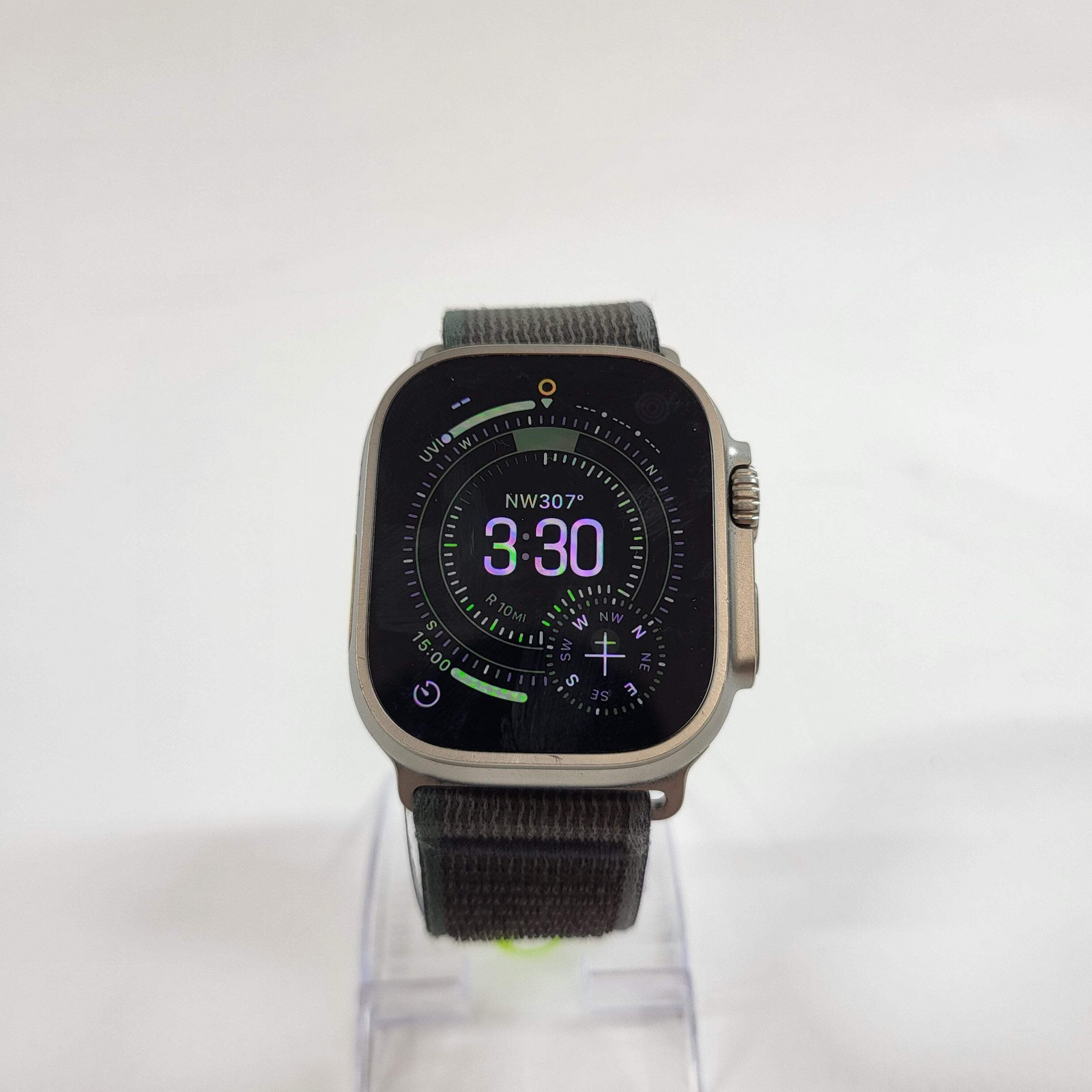 Unlocked Apple Watch Ultra 2 49MM Natural Titanium Aftermarket Band MRF53LL/A