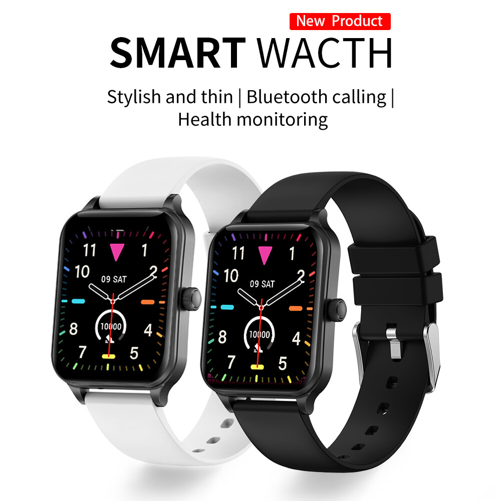Gray Smart Watch – Great for Fitness Workouts, Daily Life & Office Wear