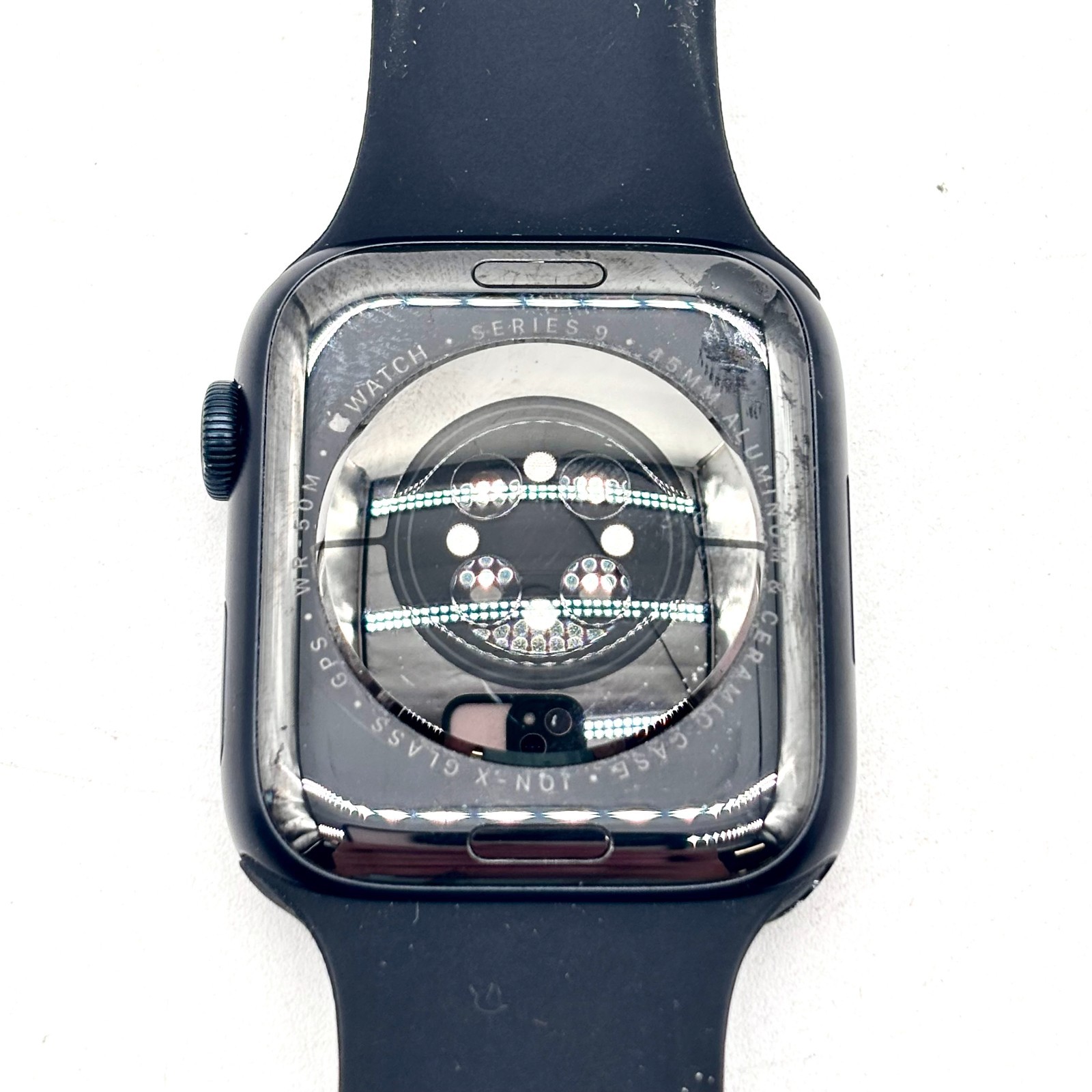 Apple Watch Series 9 (GPS) 45mm Midnight Case & Midnight Sport Band M/L NR993LWA