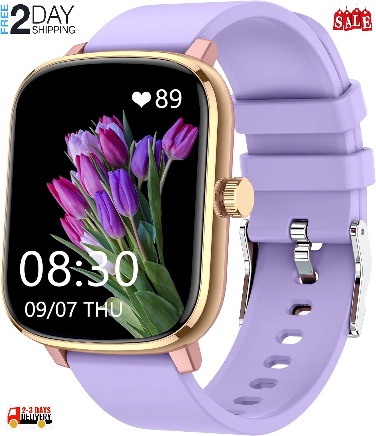 Women’s Smart Watch Bluetooth SmartWatch For Apple iPhone iOS and Android
