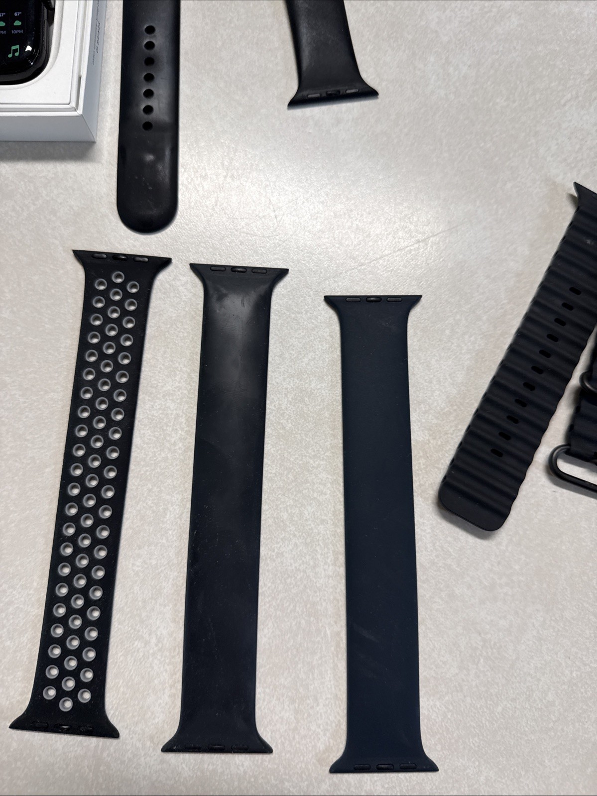 GPS Only Apple Watch Series 10 42MM Black Aluminum Black Sport Band MWWQ3LW/A