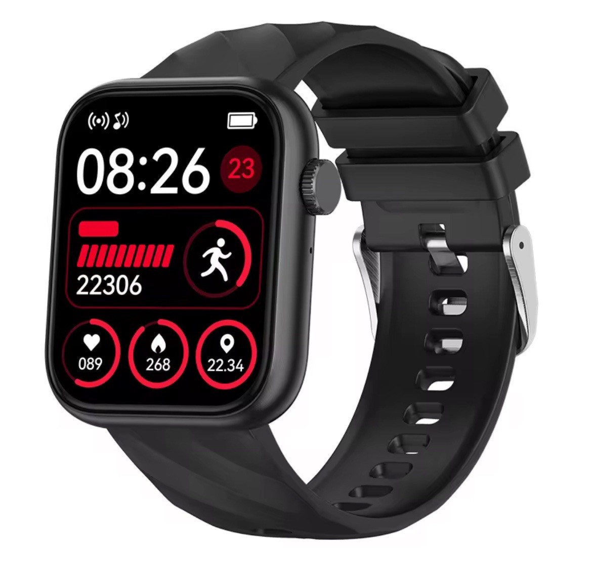 Smart Fitness Watch Blood Pressure Heart Rate Monitor with Bluetooth Call