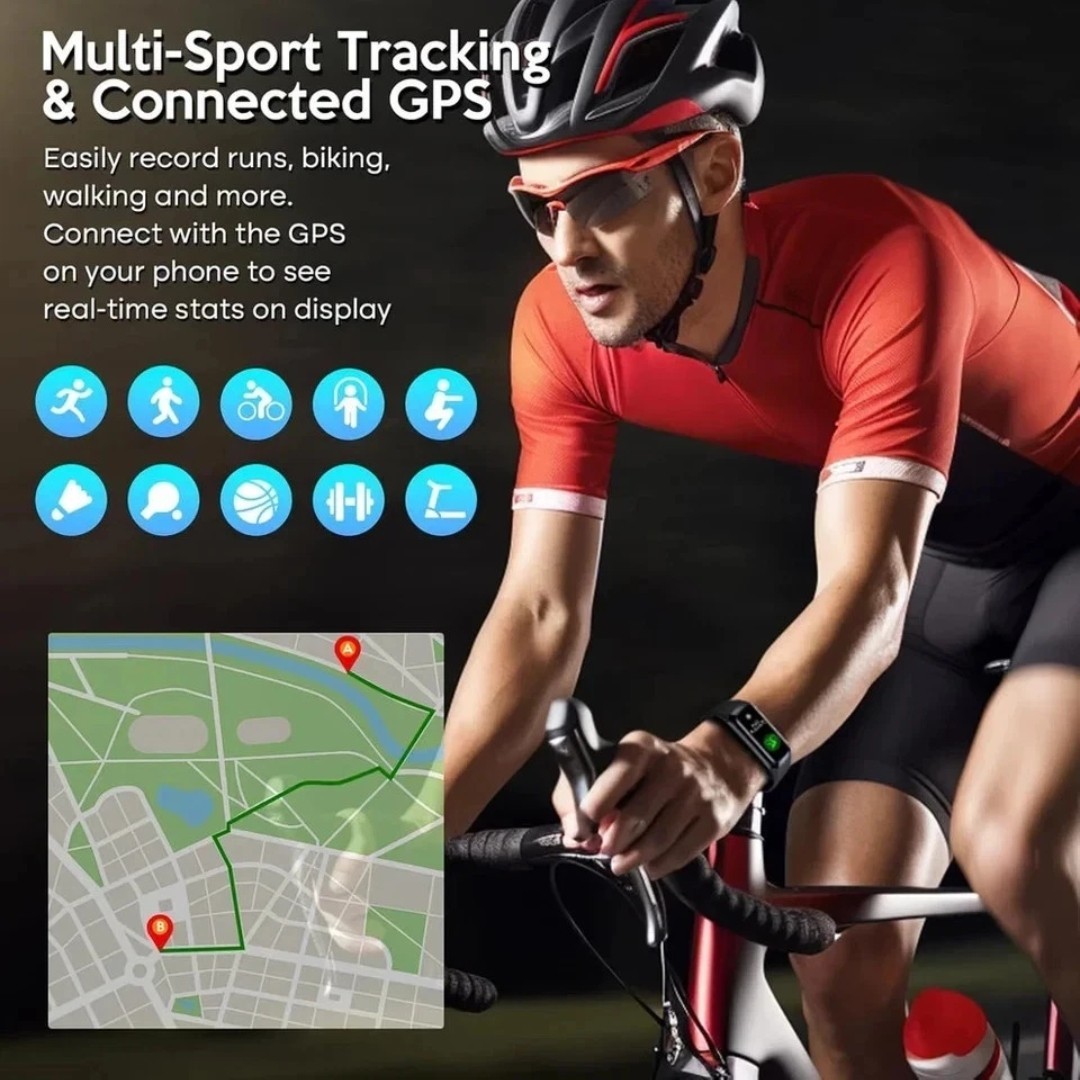 Vital Smart Watch and Fitness Tracker for Men/Women | Sleek Activity Tracker Hea