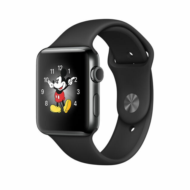 Apple Watch Series 2 42mm Stainless Steel Black Smat Watch – (MP4A2LL/A)