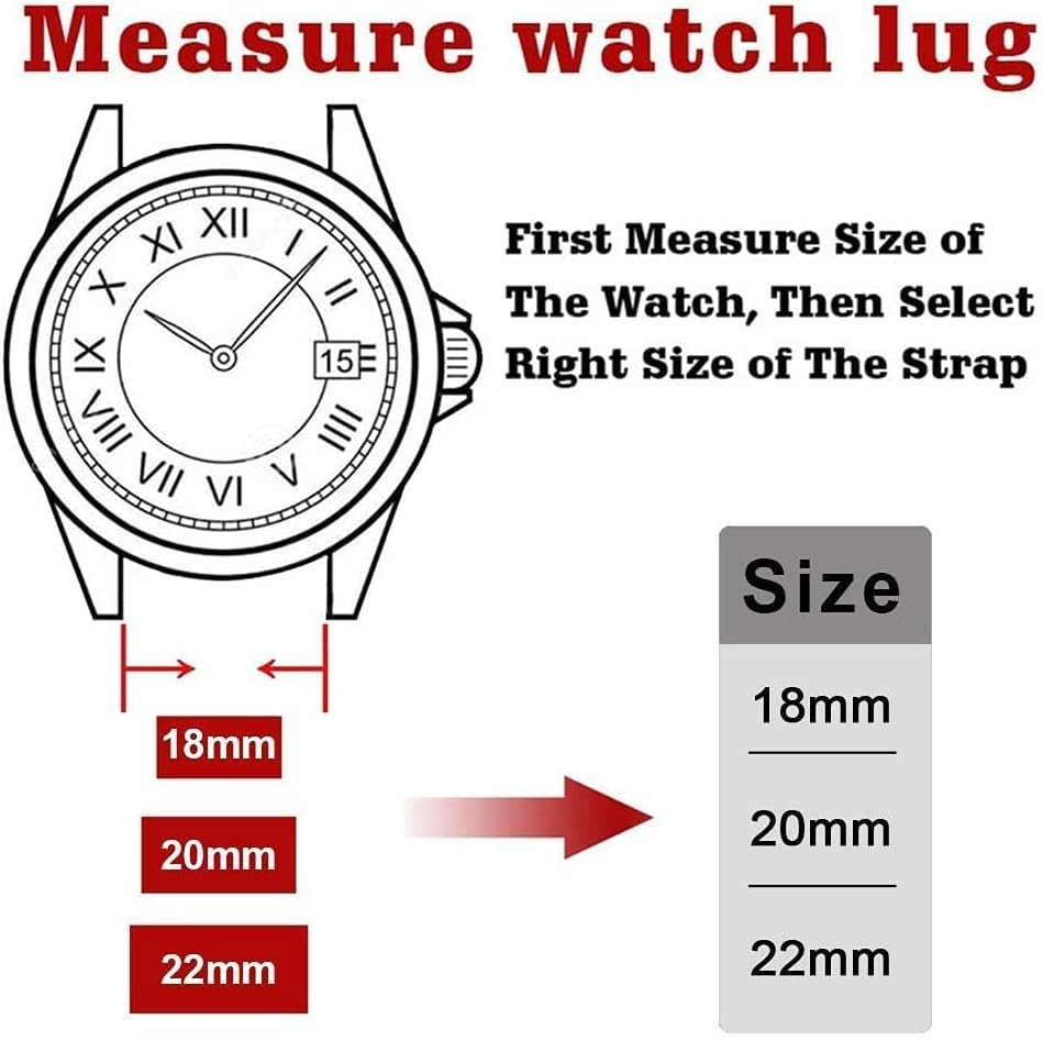 Silicone Watch Bands Case for Men 18mm 20mm 22mm 24mm Quick Release Rubber