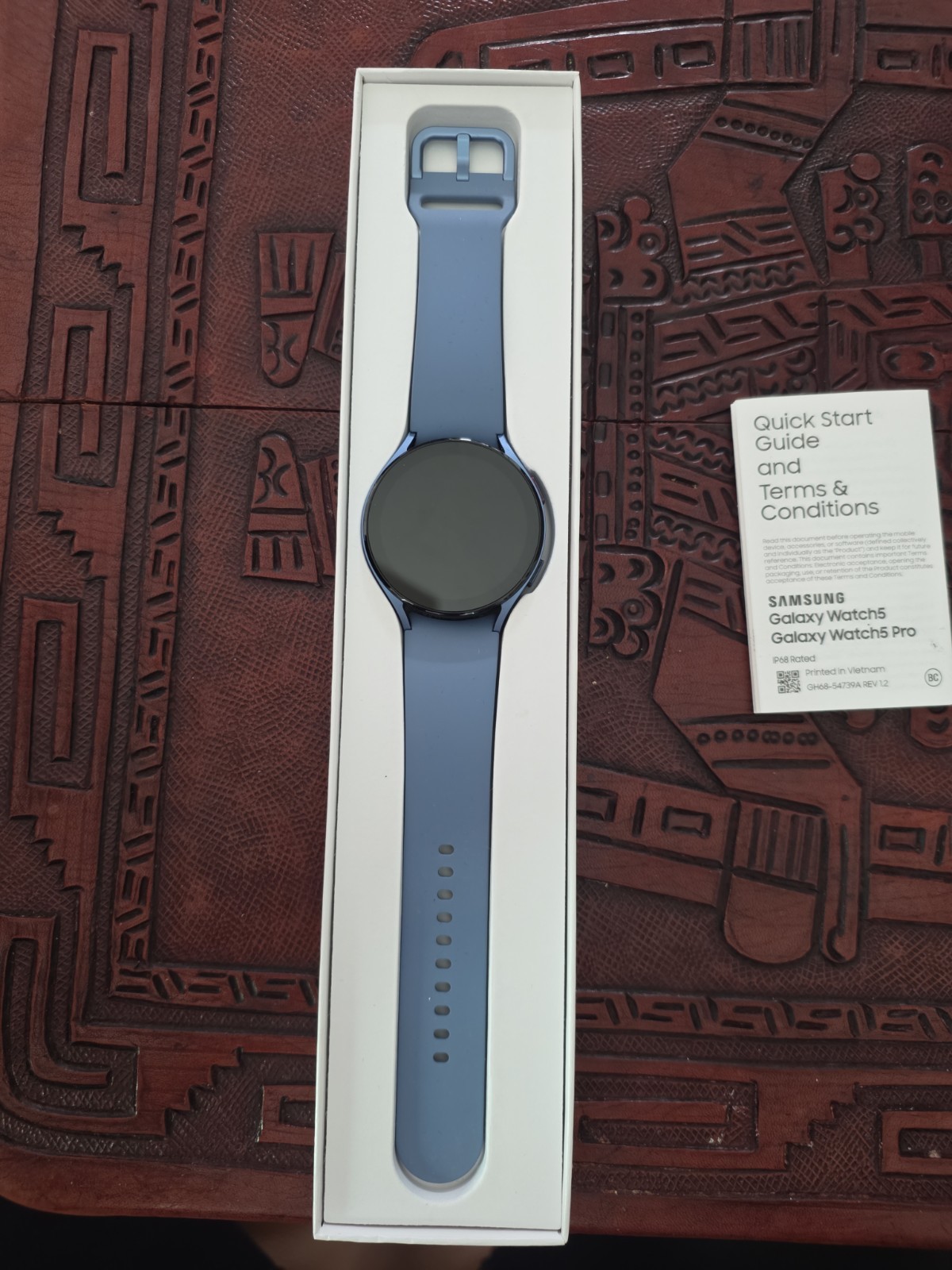 Samsung Galaxy Watch5 (44mm) (SM-R915U) Sapphire/blue Bluetooth-Wi-Fi-GPS