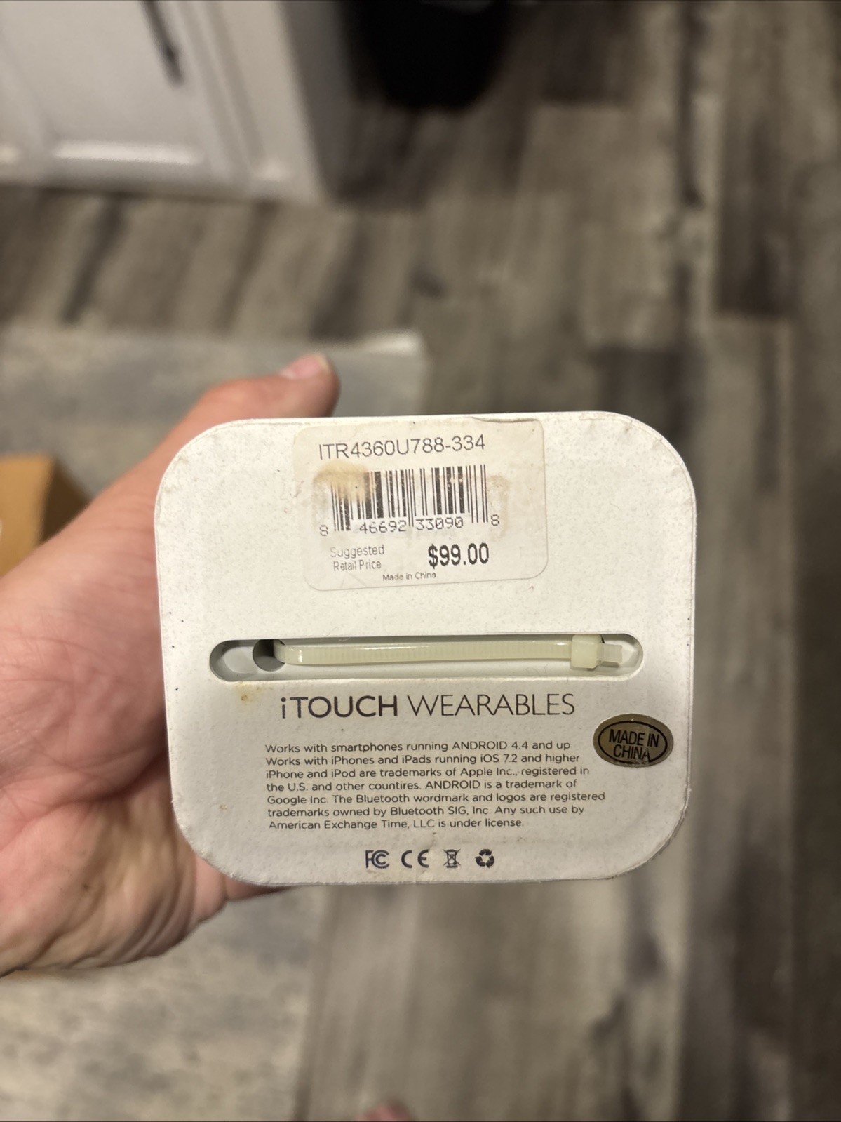 iTOUCH Curve Smartwatch, ITR4360U788-3, Android/iOS Compatible, BNIB