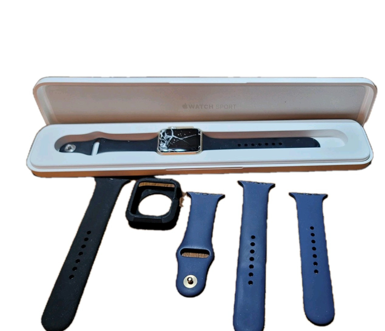 Apple Watch – Cracked Screen, AS-IS for Parts or Repair – No Returns