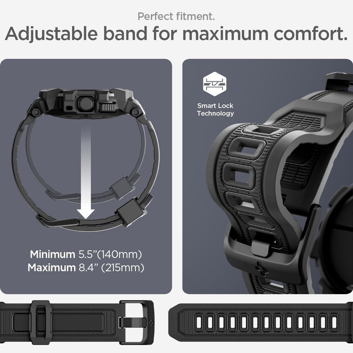 Rugged Armor Pro Case for Google Pixel Watch 45mm Durable Shock Proof TPU Cover