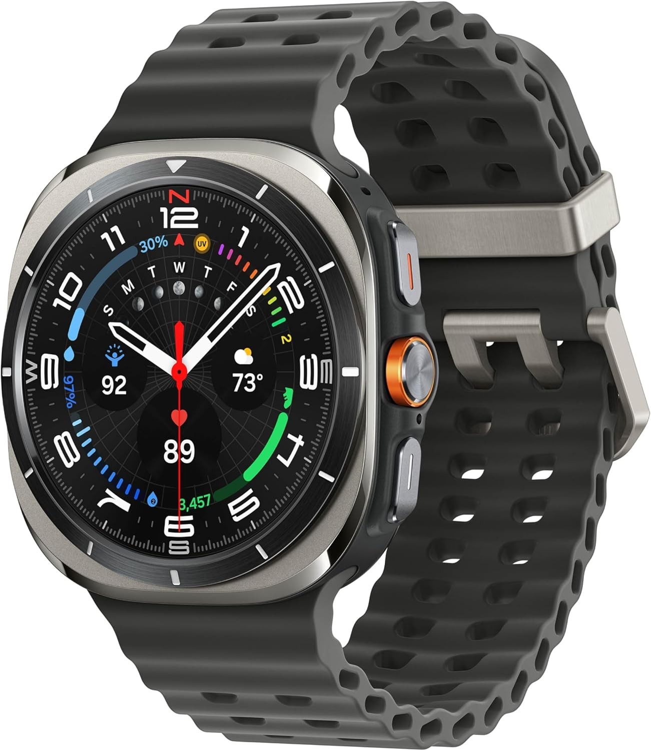 Samsung Galaxy Watch Ultra (2025) 47MM (GPS + Cellular) Titanium Silver Dark