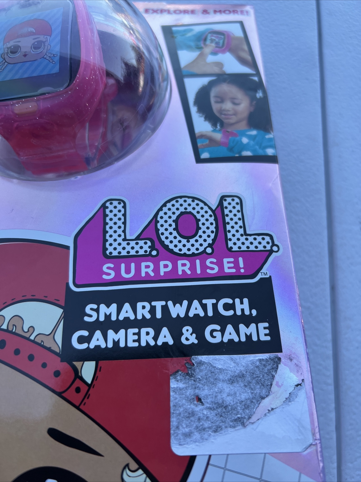 LOL Surprise Interactive Smart Watch Camera Game Band Clip Stand Kids PINK