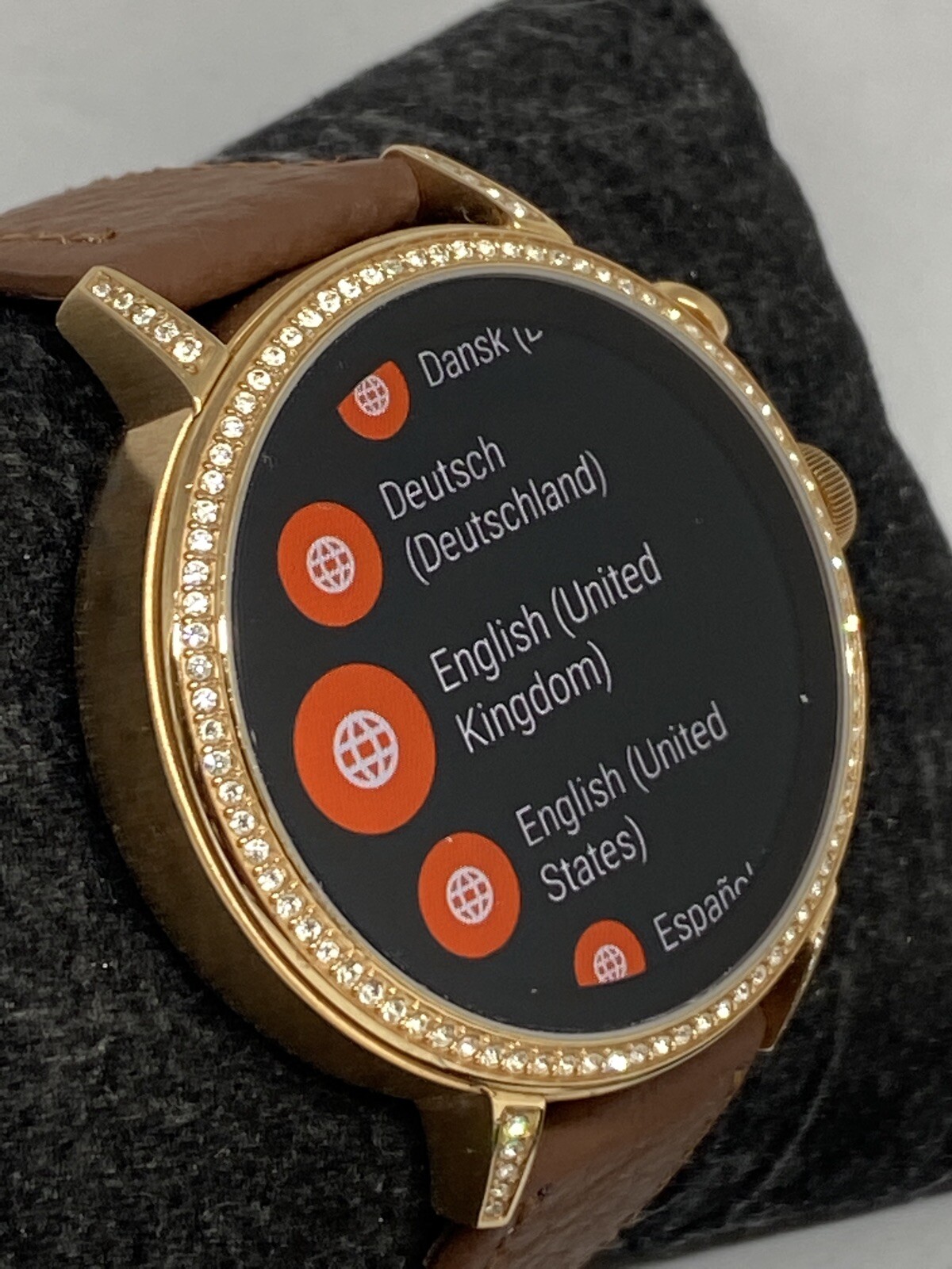 Fossil Gen 4 Authentic Digital Dial Smart Watch Custom Band FTW6015 LT302