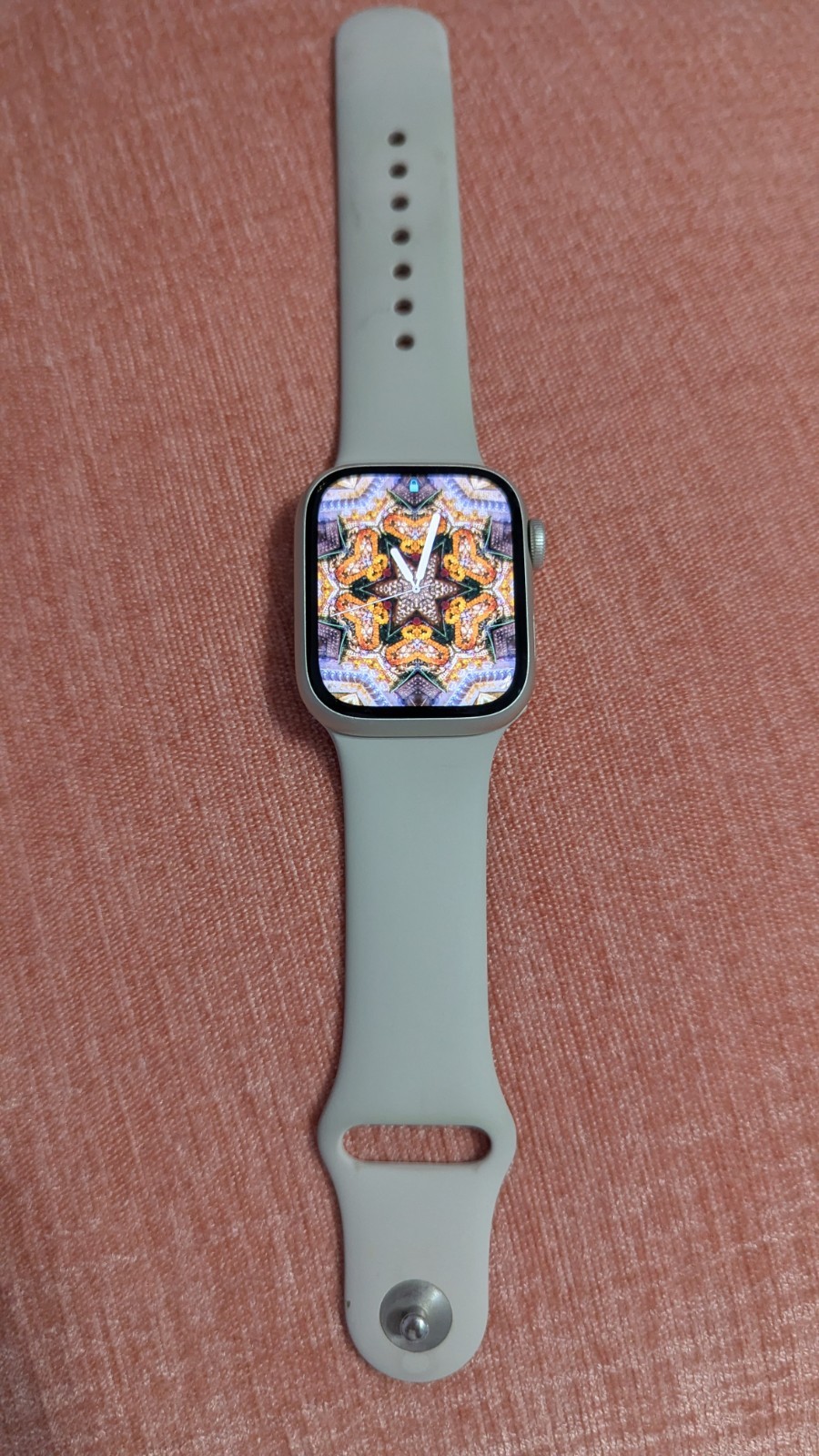 Apple Watch Series 8 41mm Gold Aluminum Case with Sports Band S GPS A2770