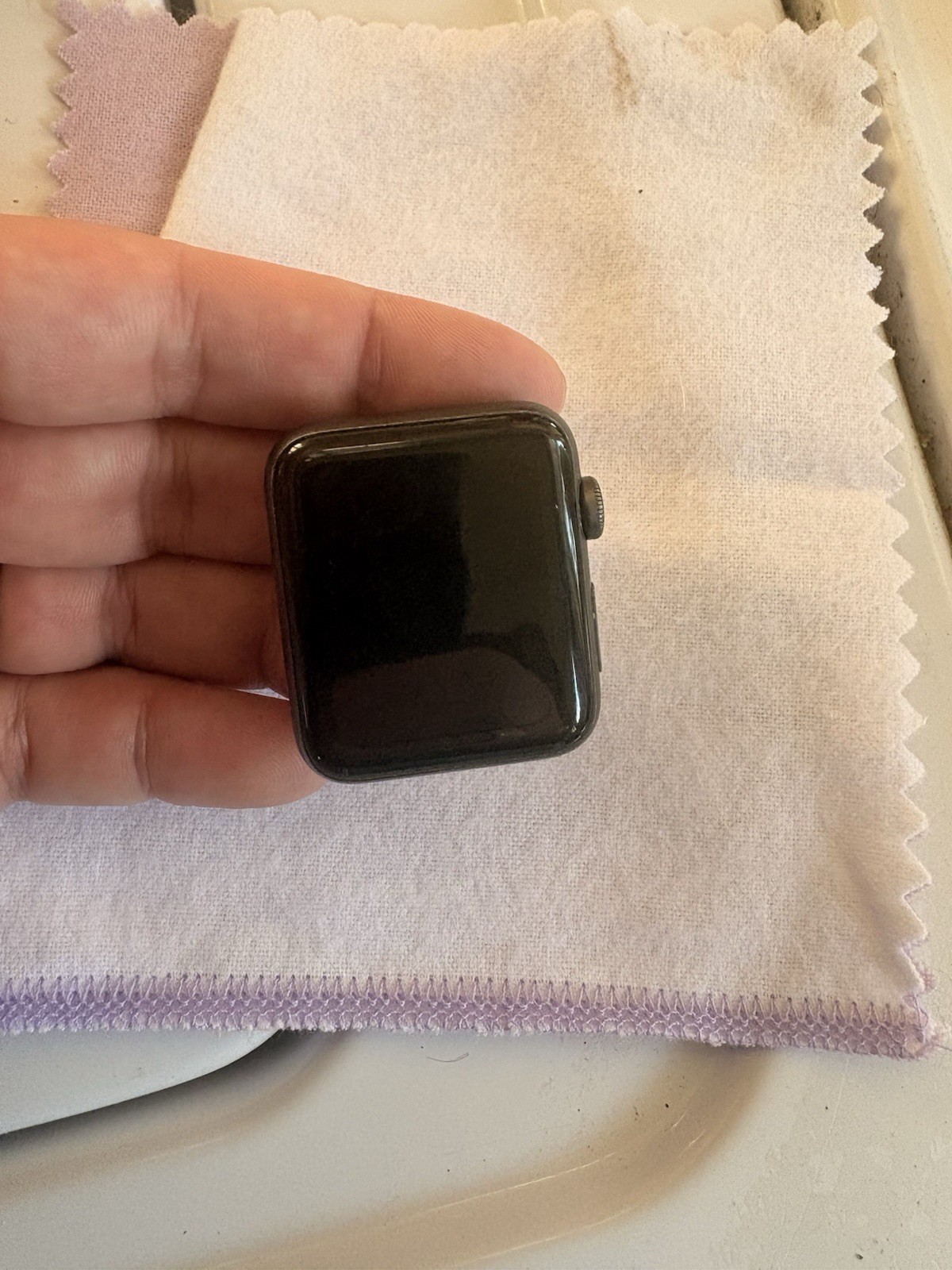 Apple Watch Series 3 38mm Space Gray Aluminum Case NO BAND