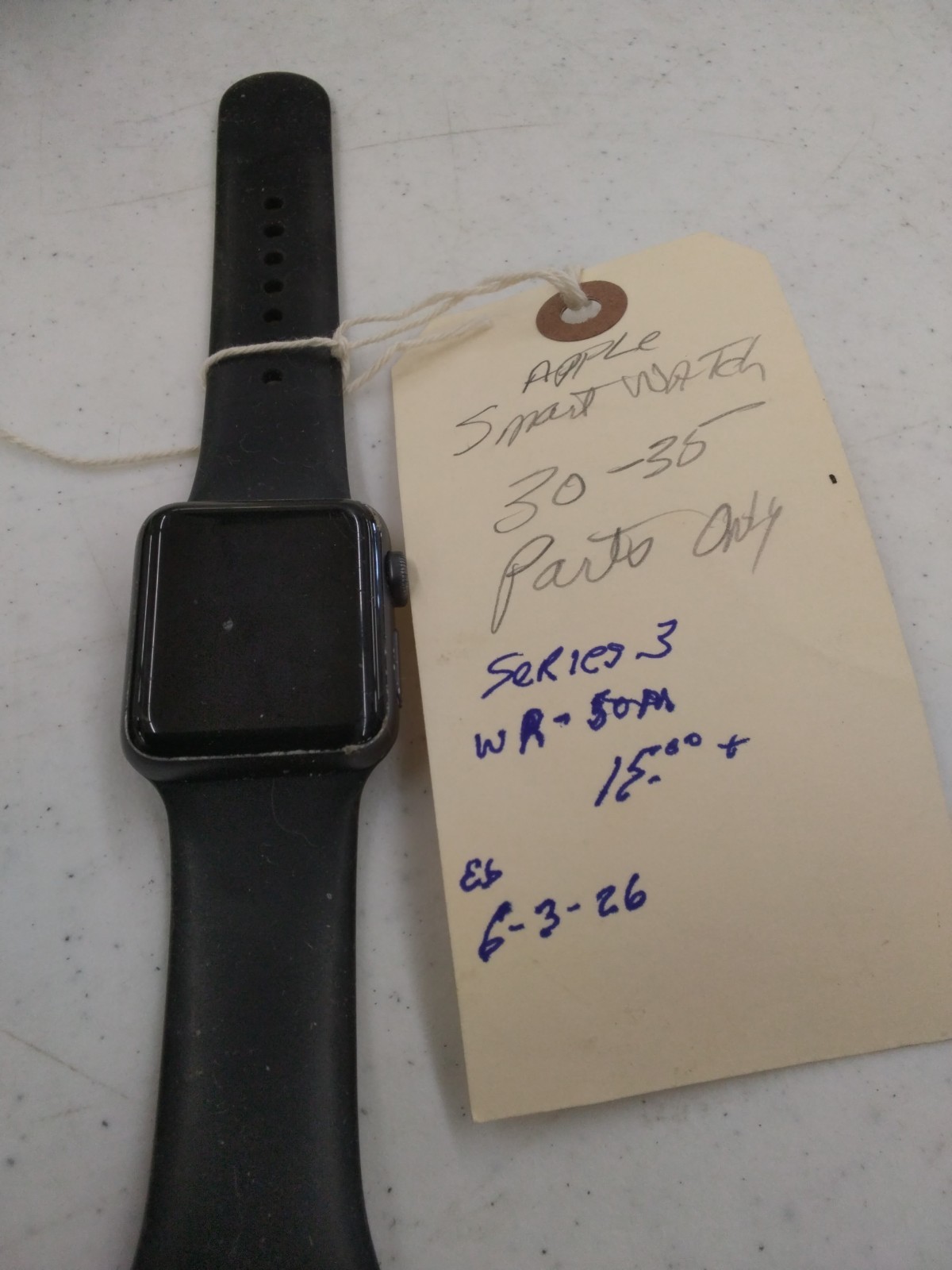 Apple Smart Watch Series 3 For Parts Only