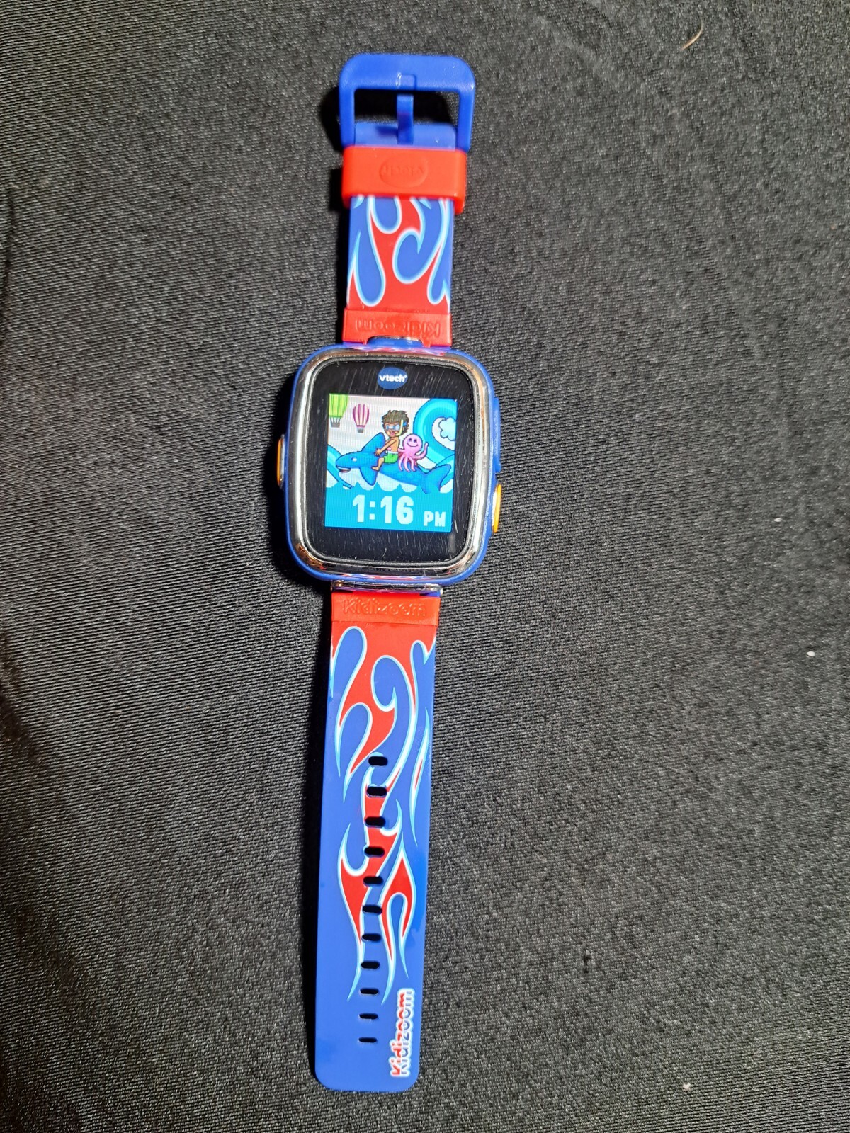 VTECH 1716 Kidizoom Smart Watch Fire Red Blue Wristband