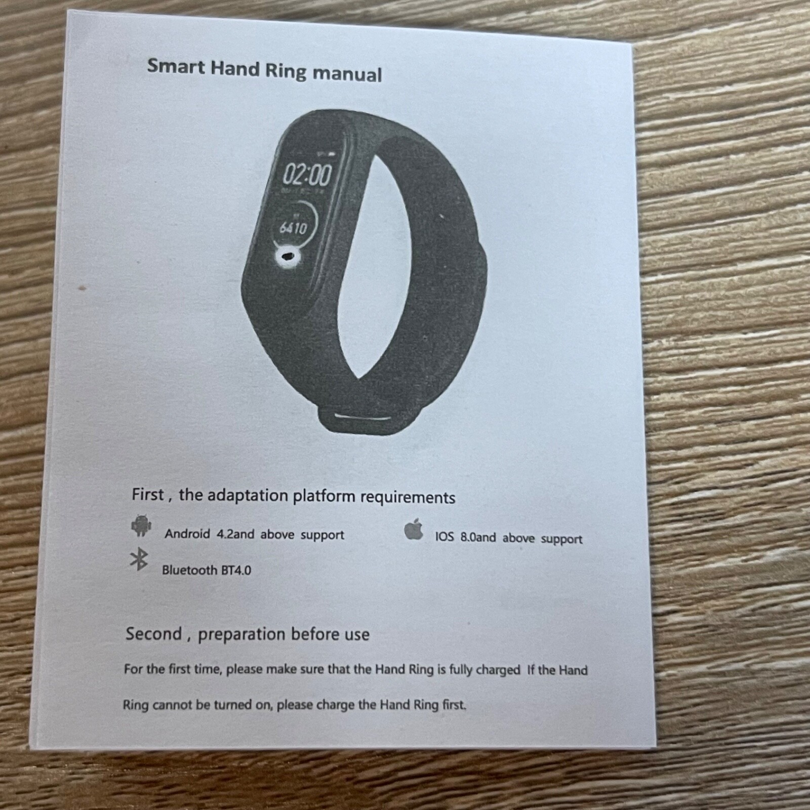 NEW M4 Smart Bracelet Bluetooth Connection Needs Android 4.4+ & IOS above 8.5