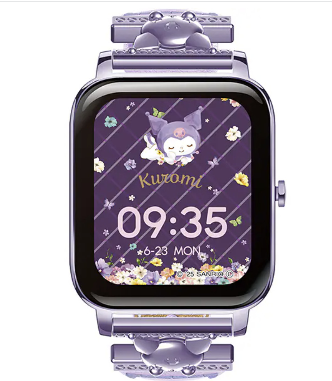 GREEN HOUSE Smart Watch Sanrio Characters Kuromi GH-SMWL-KU NEW