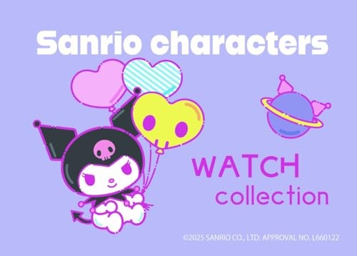 Fieldwork Women’s Analog Pocket Watch with Keychain Sanrio Characters Cute