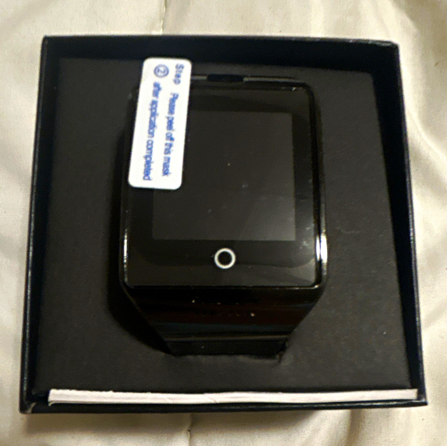 Smart Watch Phone Unlocked for Android Touchscreen Bluetooth Black Silicone