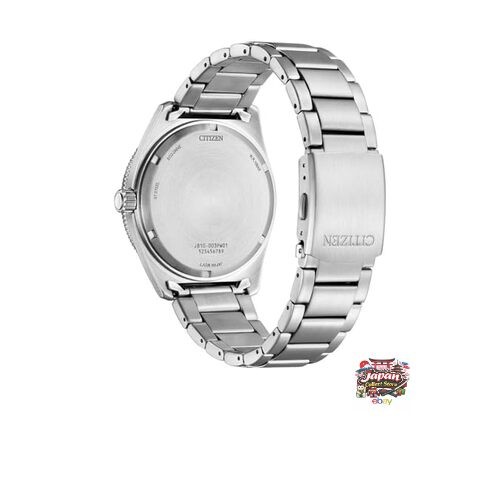 Citizen Eco-Drive Orange Dial Men’s Watch AW1760-81X Modern Silver