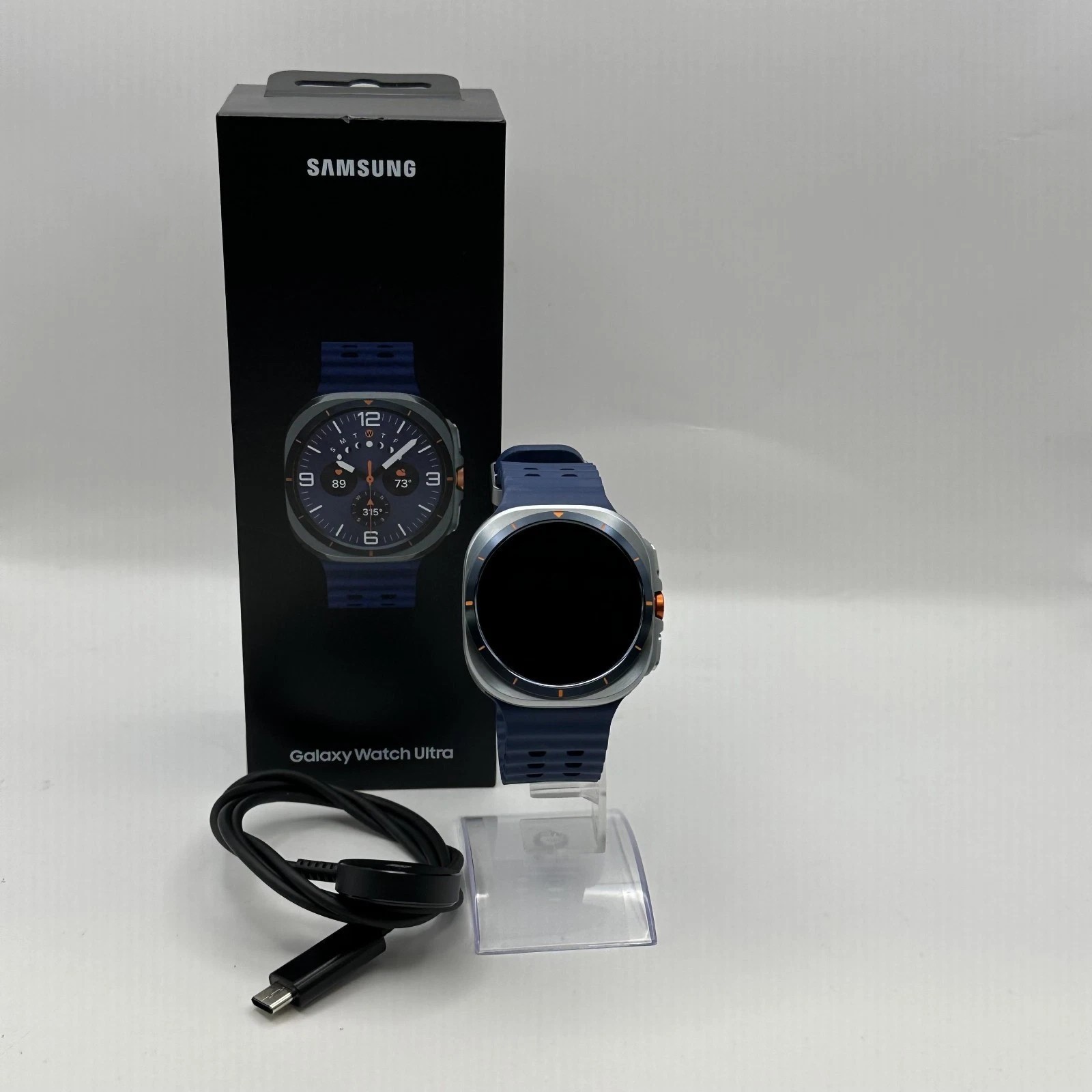 Samsung Galaxy Watch Ultra (2025) Blue Titanium 47mm w/ Blue Marine (LTE) – 9/10