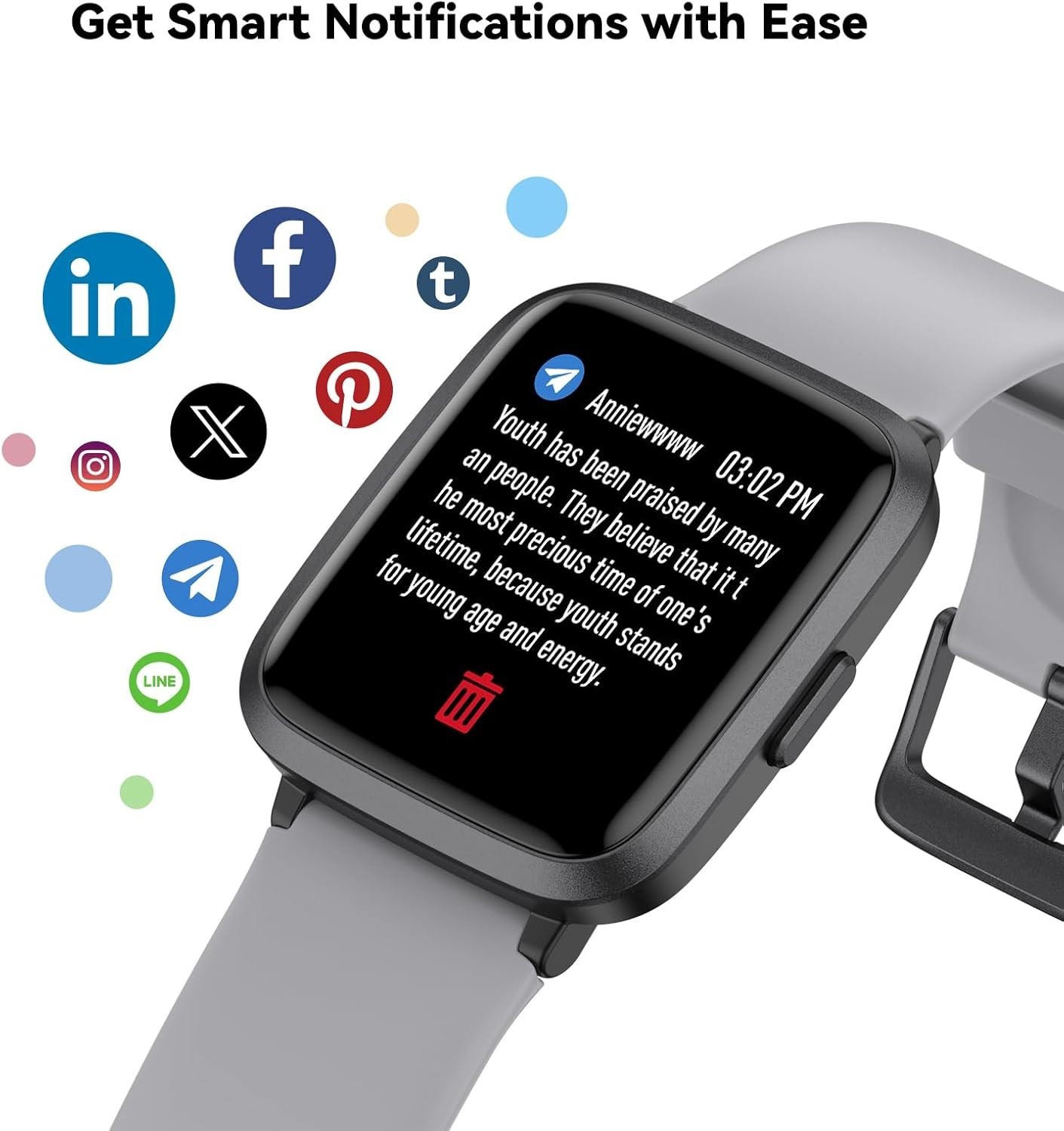 Blood Pressure Watch That Measures Calories Counts Heart Rate Monitor Exercises
