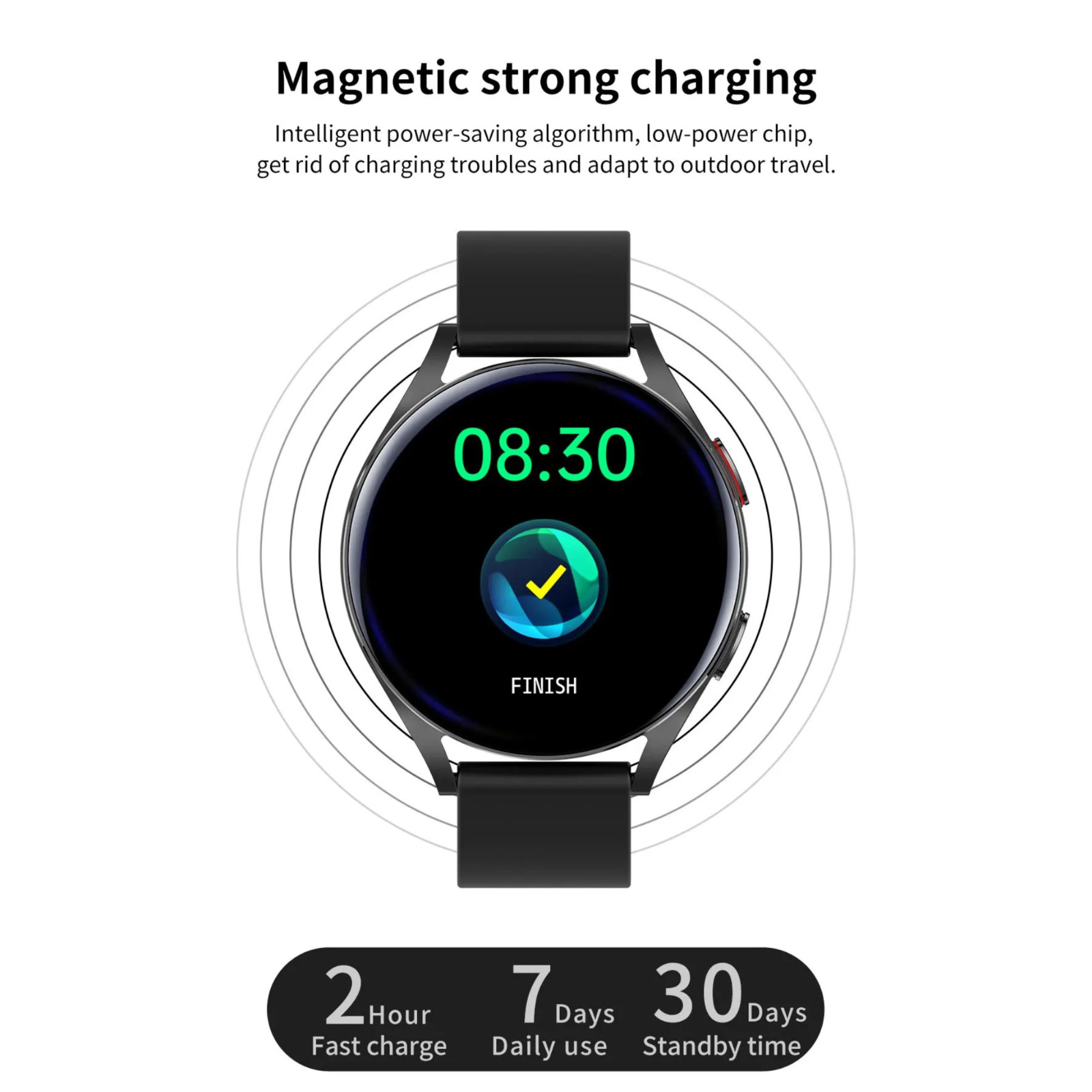2024 Luxury Smart Watch BT Call Health IOS Android Sport Watch Business Watch