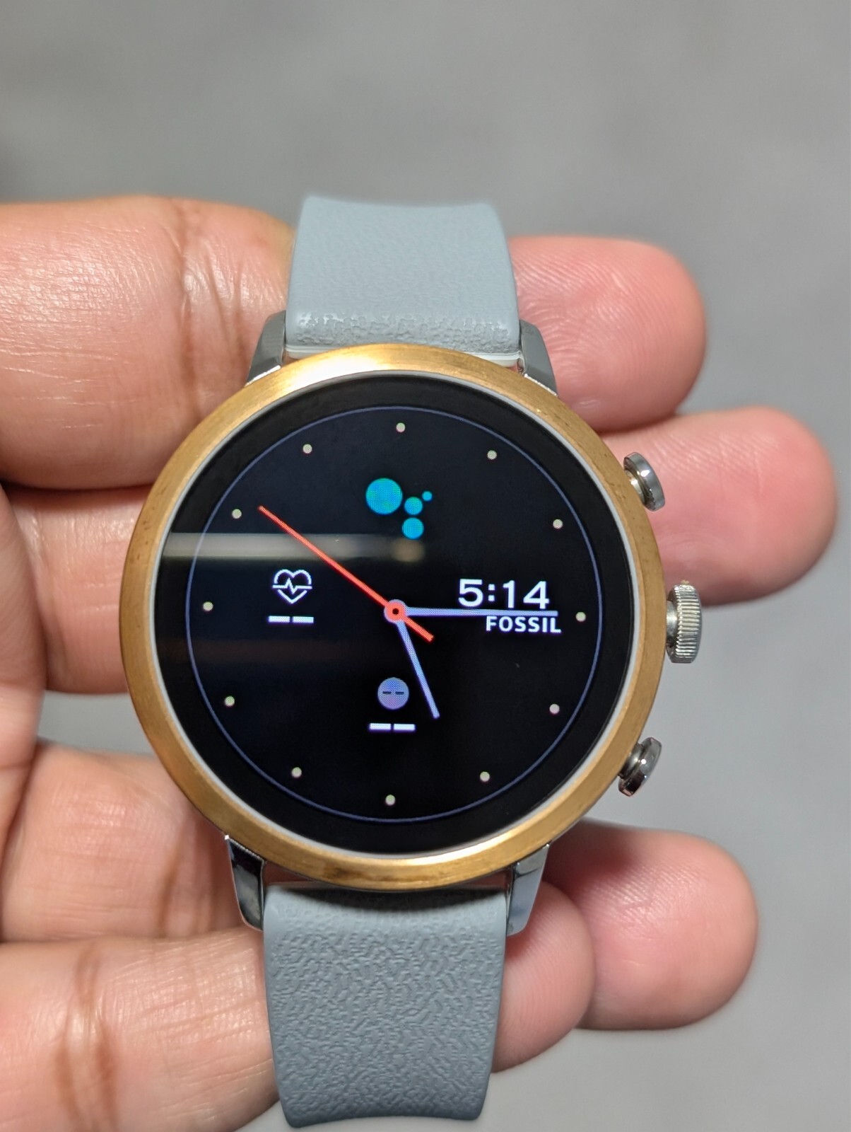 Fossil Smartwatch 4th Gen. Venture 40mm Rose Gold Stainless Steel Case