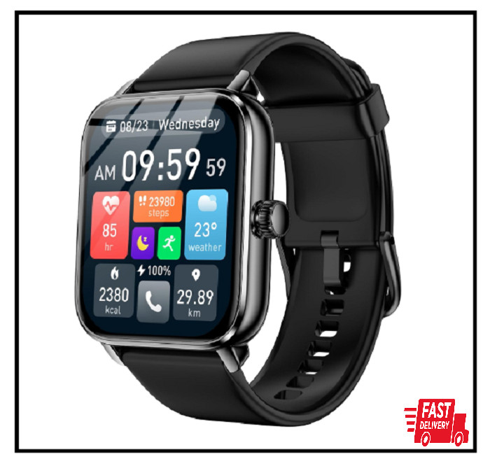 Smart Watches for Men Women with Alexa Built-in, Bluetooth Call, Android/iPhone