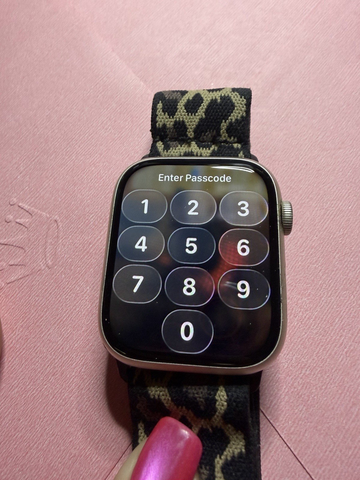 Apple Watch Series 9 45mm Black Aluminum Case 32GB Unlocked iOS Fabric Band