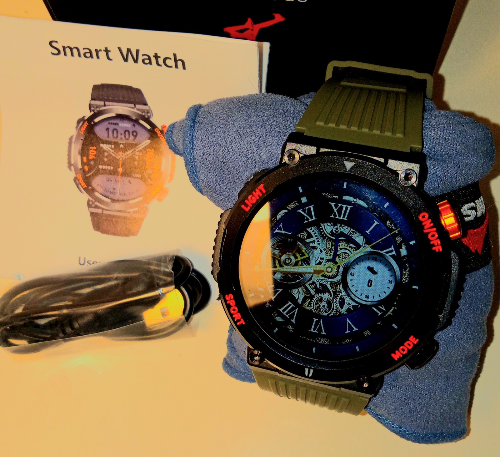 Smart Watch Bluetooth Call Outdoor LED Fitness Tracker Android iPhone