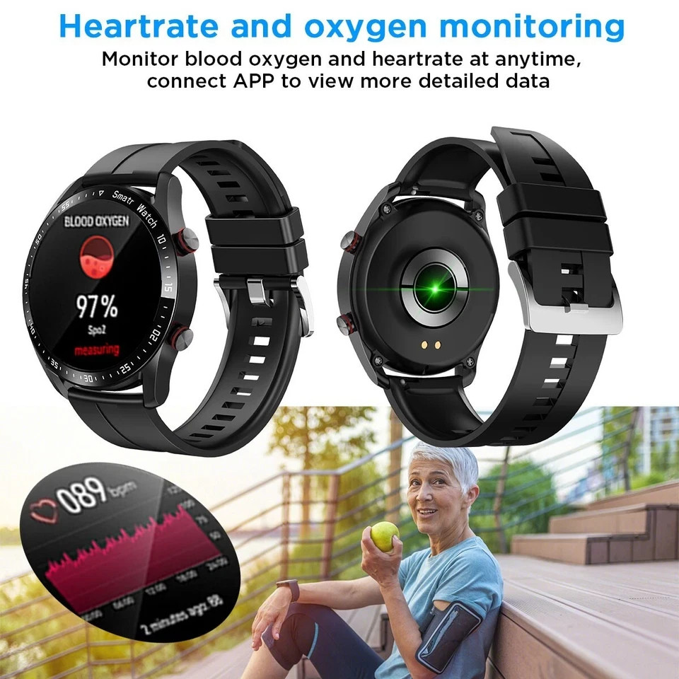 Smart Watch For Men/Women Waterproof Sports Bluetooth Call Watch iPhone Samsung