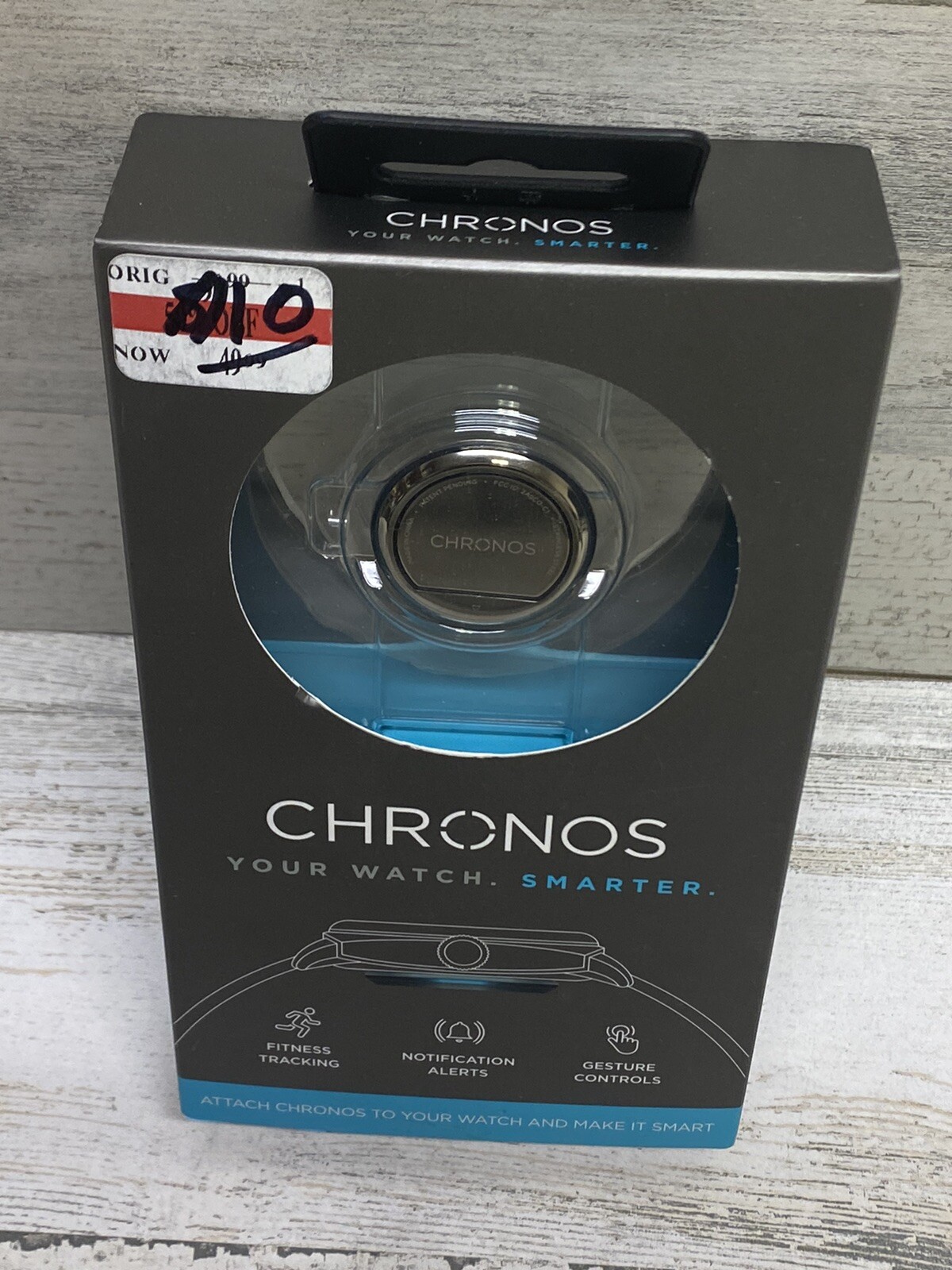 Chronos Wearable Disc | Make Any Watch a Smartwatch | Fitness Tracker, Alerts
