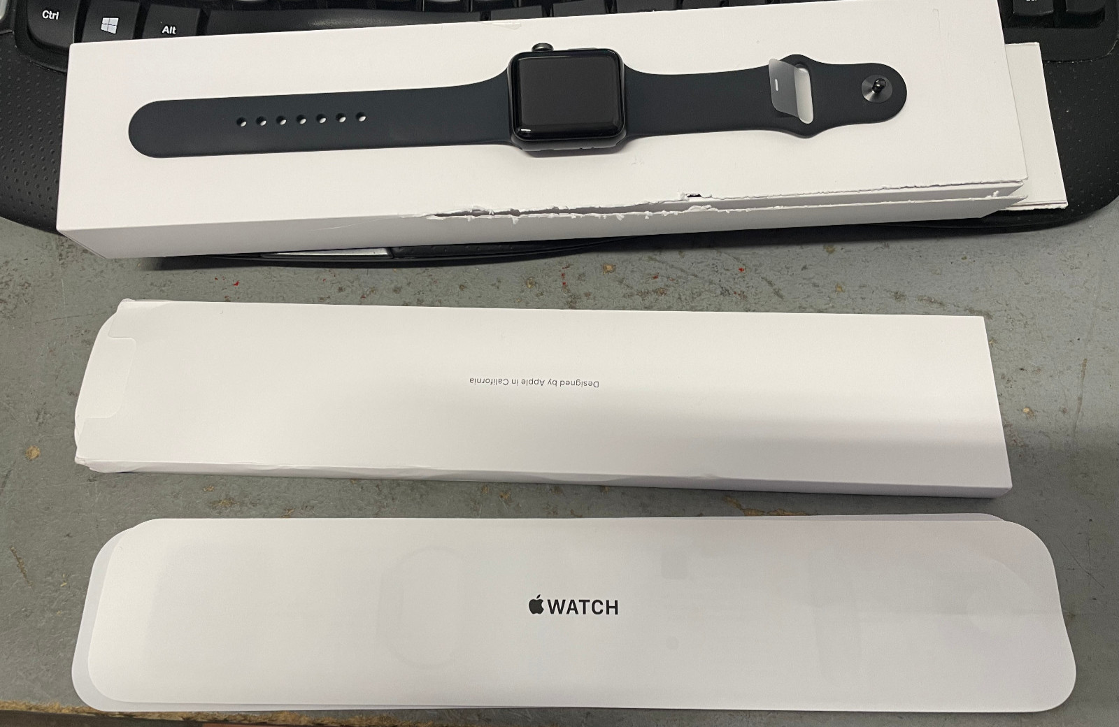 Series 3 Apple Watch 38mm Black Band