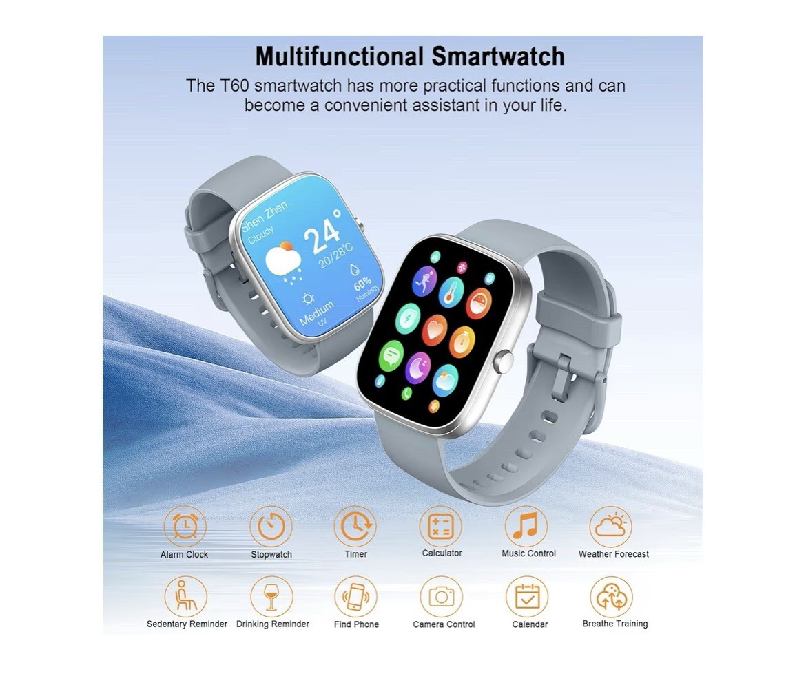 Smart Watch for Women Men(Answer/Make Calls), 1.91″ HD Smartwatch, Fitness Tr…