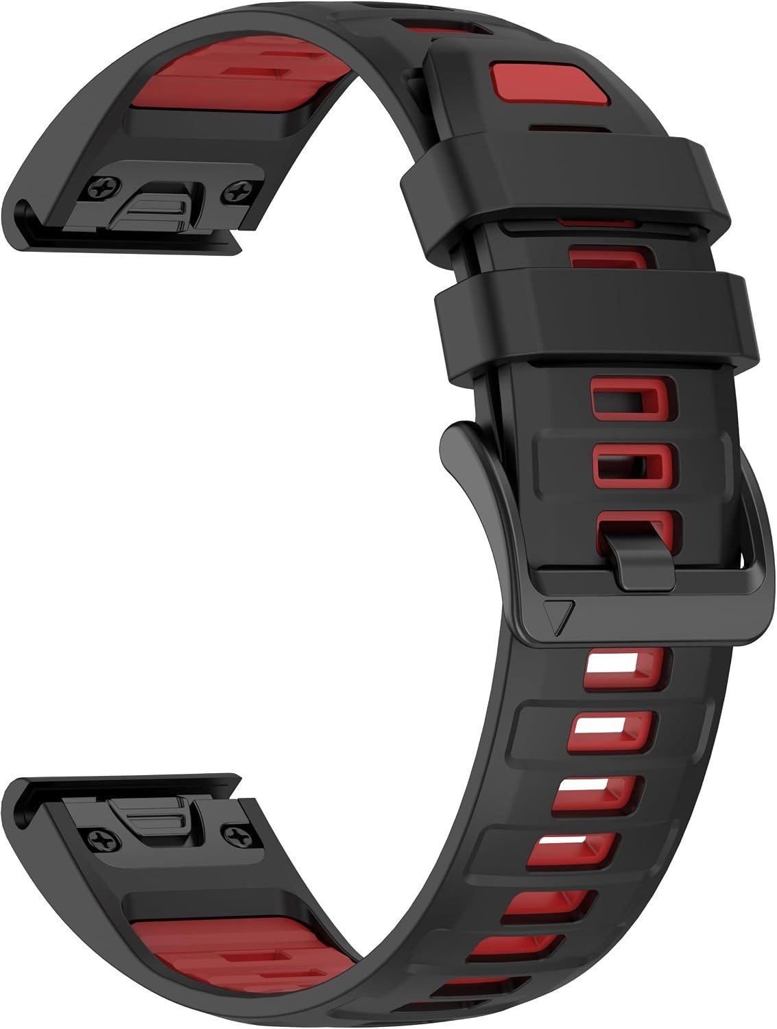 26mm Silicone Strap Compatible with Garmin Tactix 8/Fenix 8 Pro 51mm