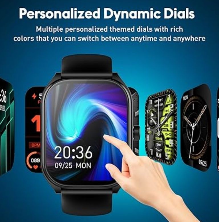 AOLON Curve 2.01″ Smartwatch Fitness Tracker