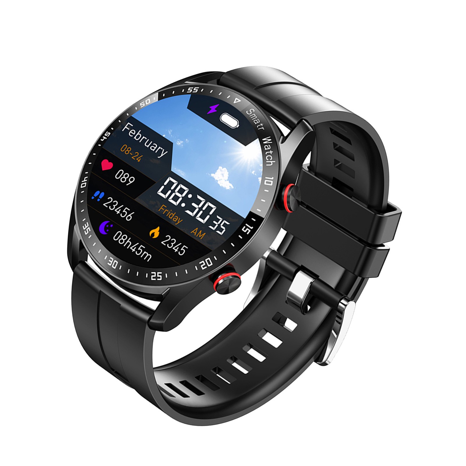 Smart Sports Watch With 1.52 Inch Screen BT Call Health Monitoring Multi-Sp GAKQ