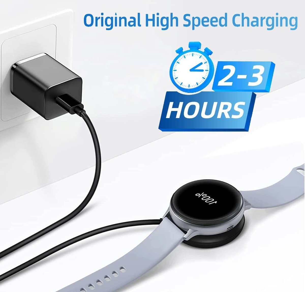 Magnetic Charging Dock Cable for Samsung Galaxy Watch 3 4 5 6 USB C 3.3FT