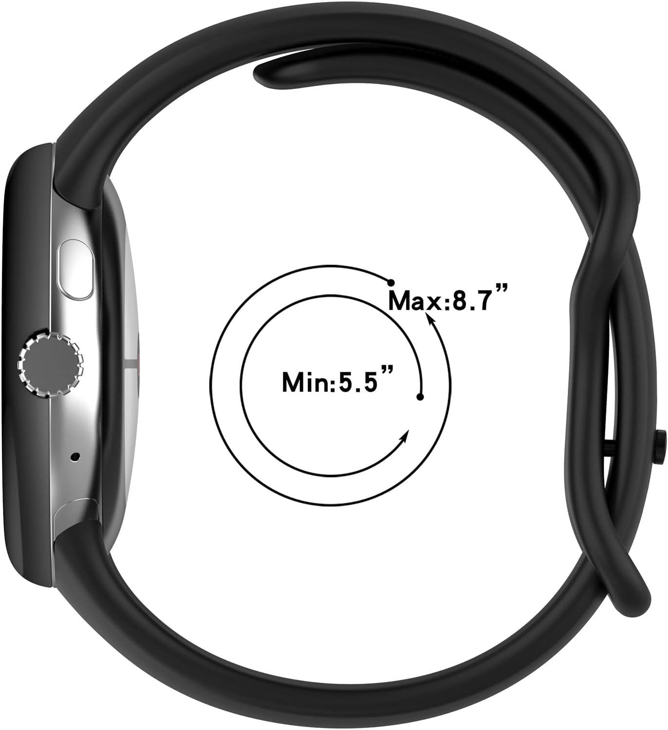 Colorful Soft Silicone Watch Band for Google Pixel Watch 4 41mm – Quick Release