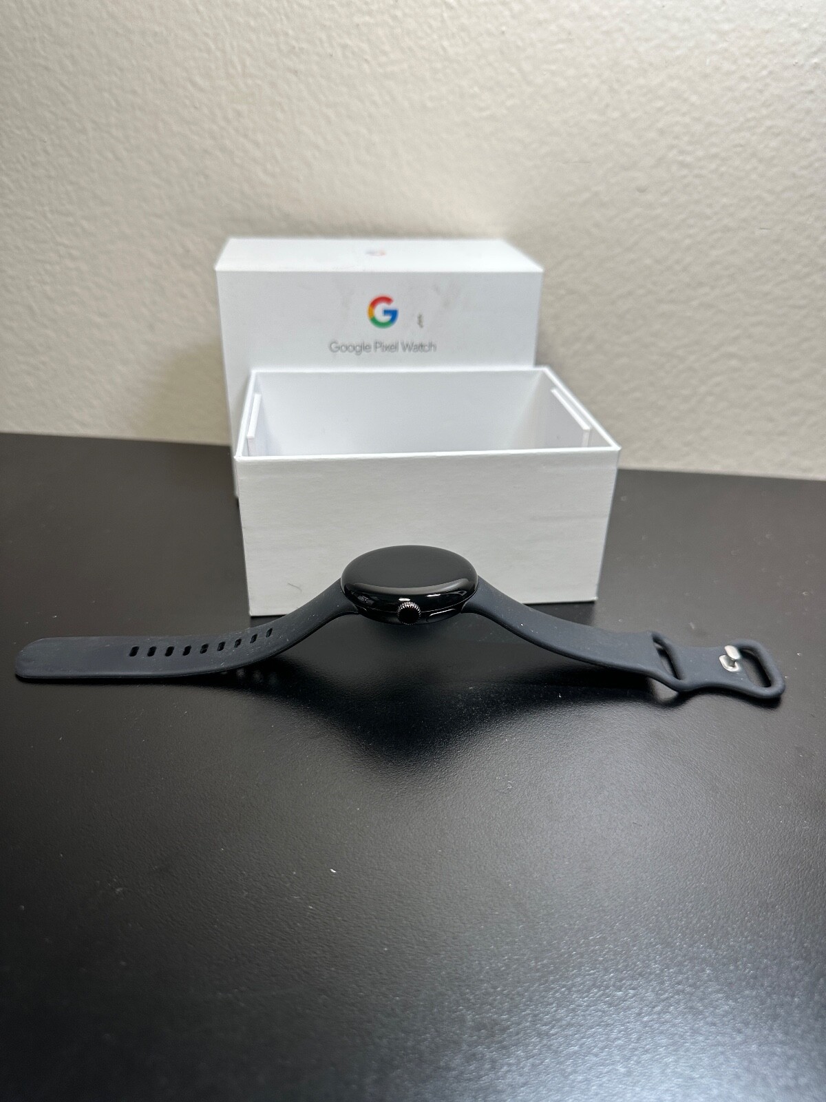 Google Pixel Watch Android Smartwatch Matte Black Stainless Steel Case