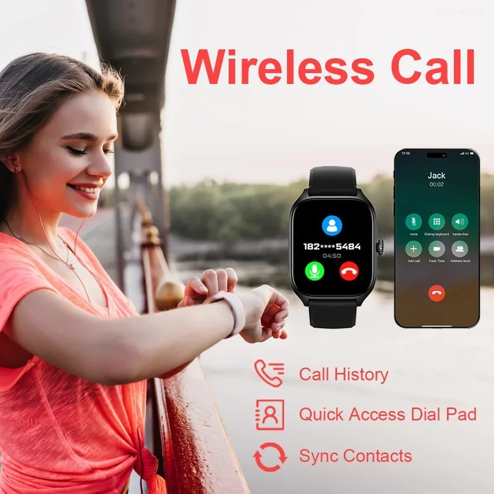 LAXASFIT H9 Pro Max Smart Watch Bluetooth Call Fitness Tracker Android iOS